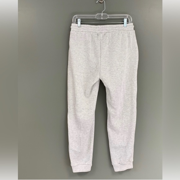 Rae Dunn Gray 2-Pocket Sweat Track Pants Joggers sz L EUC Soft Fleece - Picture 6 of 17